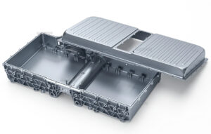 Magnesium alloy new energy vehicle battery compartment shell